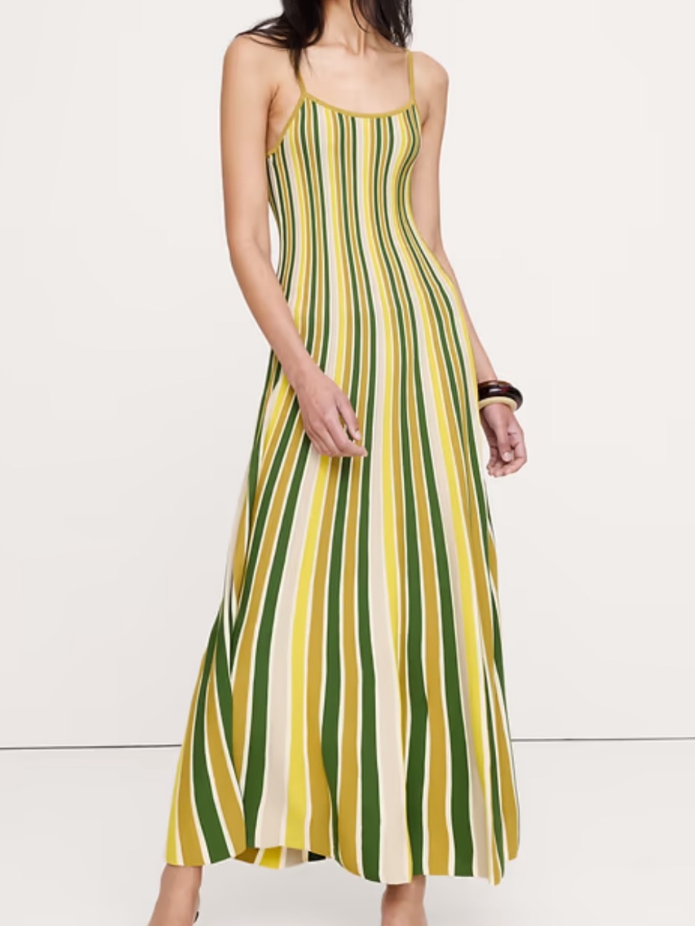 Banana Republic Sculpted Stripe Maxi Dress - Picture 4 of 5